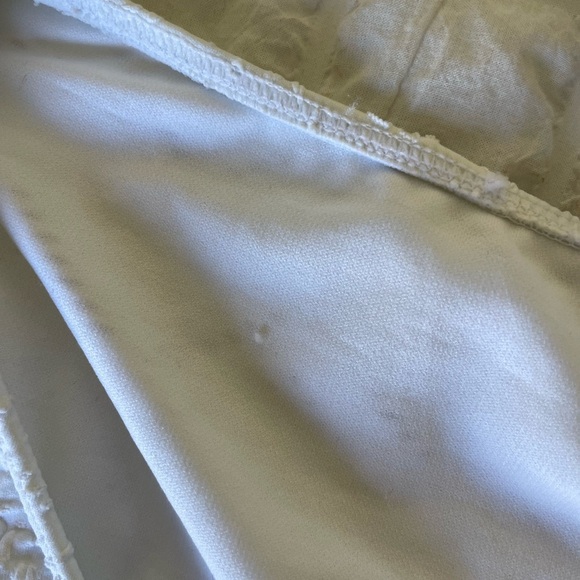 Roxy white embossed swim top - Picture 7 of 9